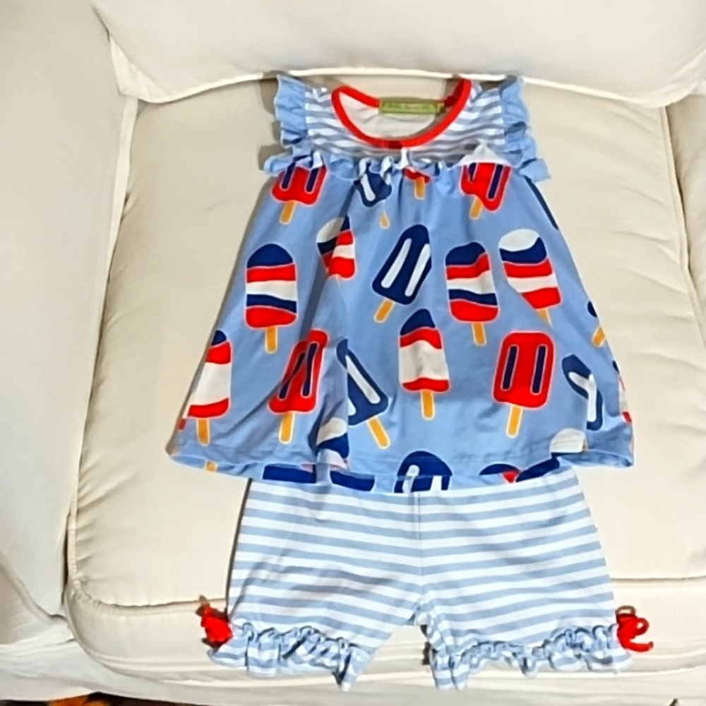Girls size 4 boutique set